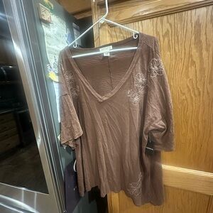 Torrid “Festi” Embroidered Top